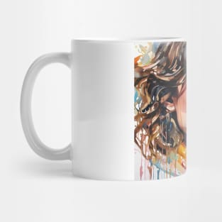 Portrait of Millie Bobby Brown Mug